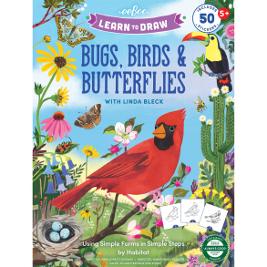 eeBoo - Lær at tegne - Bugs, Birds & Butterflies