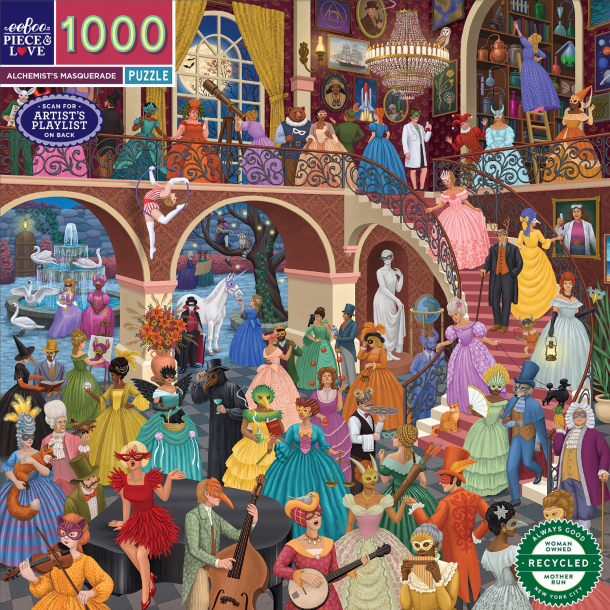 eeBoo - Puslespil 1000 brk - Alchemist&#39;s Masquerade