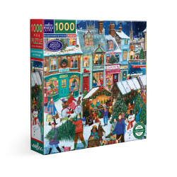 eeBoo - Puslespil 1000 brk - Holiday Marketplace