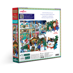 eeBoo - Puslespil 1000 brk - Holiday Marketplace