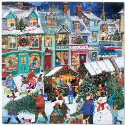 eeBoo - Puslespil 1000 brk - Holiday Marketplace