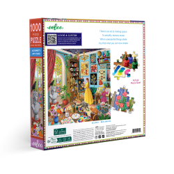 eeBoo - Puslespil 1000 brk - Alchemist's Art Studio