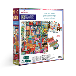 eeBoo - Puslespil 1000 brk - English Cottage Library