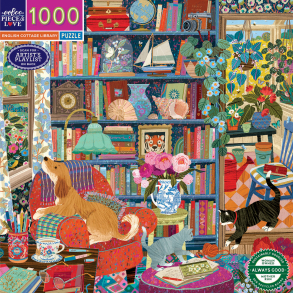 eeBoo - Puslespil 1000 brk - English Cottage Library