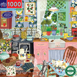 eeBoo - Puslespil 1000 brk - Strawberry Kitchen