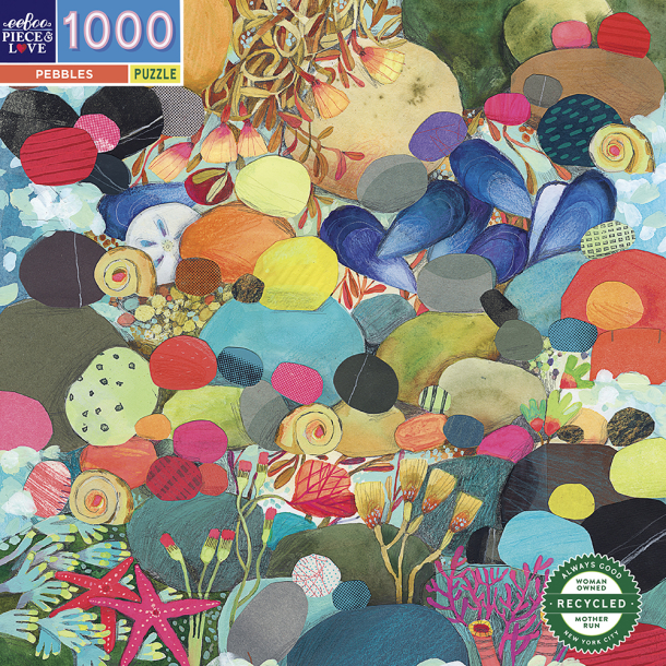 eeBoo - Puslespil 1000 brk - Pebbles
