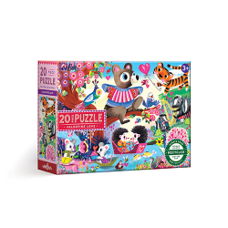 eeBoo - Puslespil 20 brk - LOVE