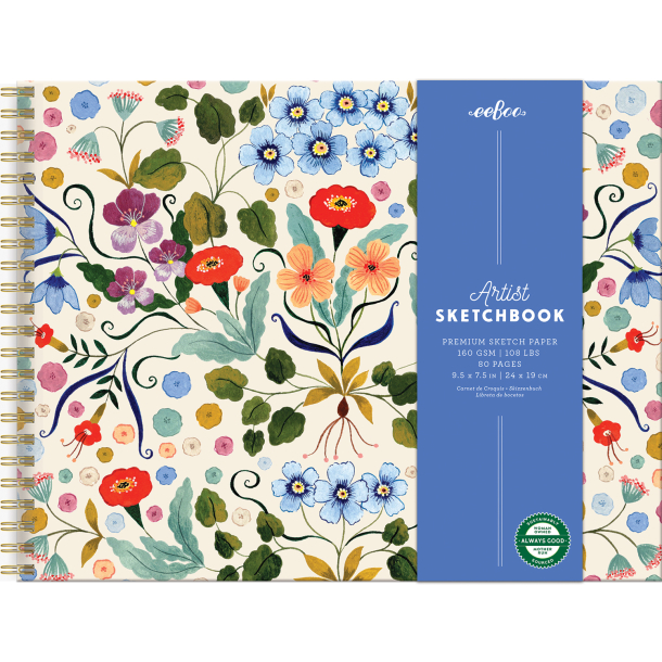 eeBoo - Skitseblok - Flora