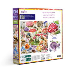 eeBoo - Puslespil 1000 brk - Bountiful Mushrooms