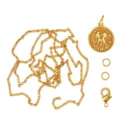 me&amp;my BOX - Vedh&#230;ng DYI s&#230;t - Stjernetegn - Tvillingen - Guldbelagt 18K