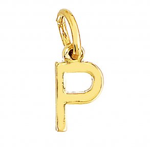 me&my BOX - Vedhæng - Bogstav - P - Guldbelagt 18K