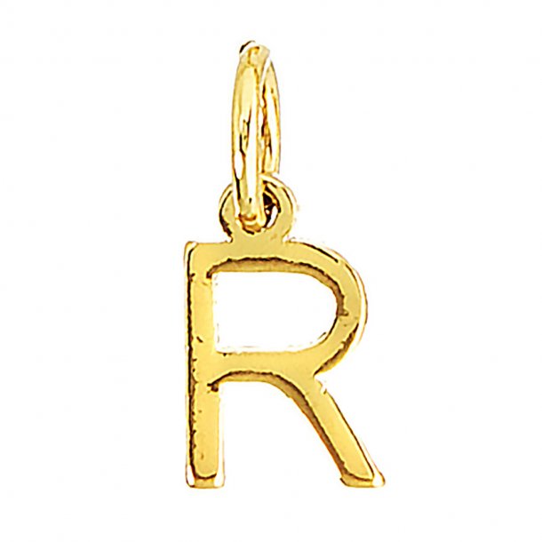 me&amp;my BOX - Vedh&#230;ng - Bogstav - R - Guldbelagt 18K