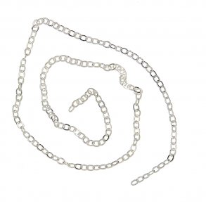 me&my BOX - Ankerkæde 45 cm - Sølvbelagt 925