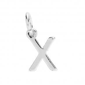 me&my BOX - Vedhæng - Bogstav - X - Sølvbelagt 925