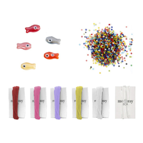 me&my BOX - Mini Box Armbånd - Fish & Beads - Coral