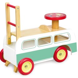 Vilac - G&#229;vogn - 2 i &#233;n retro bus