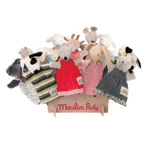 Moulin Roty - Display til hånddukker