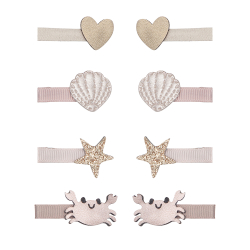 Mimi &amp; Lula - 8 hårclips - Mini Cecil Crab By The Seaside