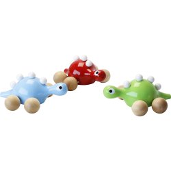 Vilac - Rullende dinosaur - Sky blue