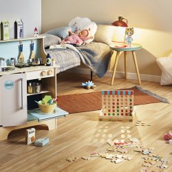 Vilac - Rullende dinosaur - Sky blue