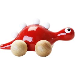 Vilac - Rullende dinosaur - R&#248;d