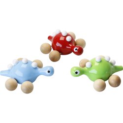 Vilac - Rullende dinosaur - R&#248;d