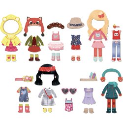 Vilac - P&#229;kl&#230;dningsdukke - Magnetisk