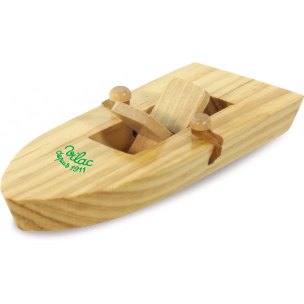 Rubber band powered boat