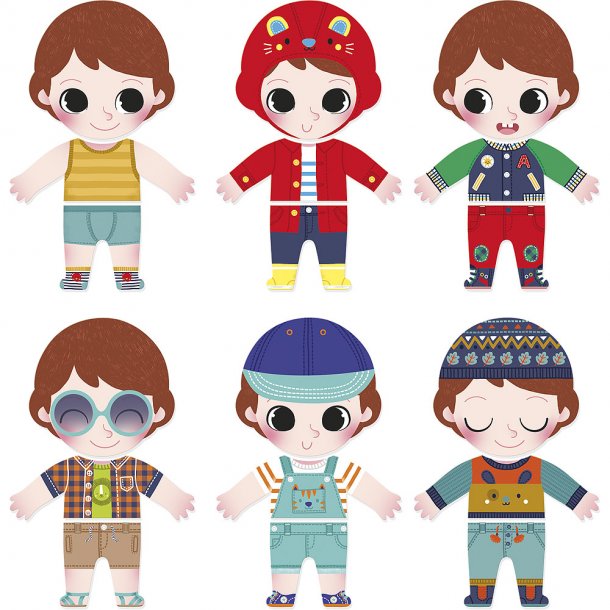 Vilac - Tr&#230;puslespil - Kl&#230;d Sacha p&#229;