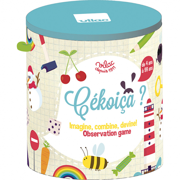 Vilac - Hvad er det? - Observationsspil (dansk manual)