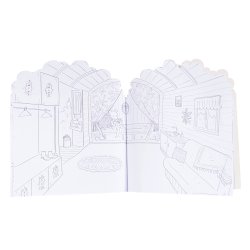 Moulin Roty - Malebog med 160 klisterm&#230;rker