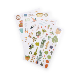 Moulin Roty - Malebog med 145 klisterm&#230;rker - Les Parisiennes