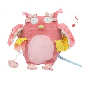 Moulin Roty - Tøjdyr med musikoptræk - Ugle