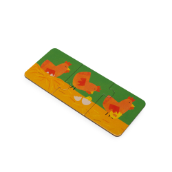 Moulin Roty - Puslespil 10x3 brk - Les Popipop