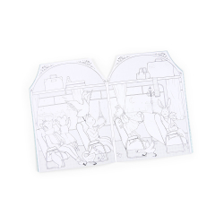 Moulin Roty - Malebog med 170 klisterm&#230;rker - Den lille danseskole