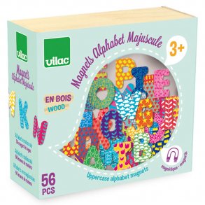 Vilac - Magneter - Store bogstaver (ikke æ, ø og å - 56 st