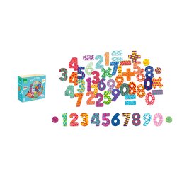 Vilac - Magneter - Tal og tegn - 56 stk