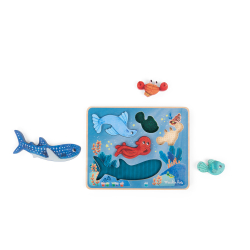 Moulin Roty - Puslespil 5 brk med sansebund - Les Aventures de Paulie