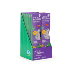 Moulin Roty - Silikone d&#230;kkeservietter med tusser - Les Toupitis