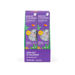 Moulin Roty - Silikone d&#230;kkeservietter med tusser - Les Toupitis