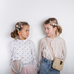 Mimi &amp; Lula - Skuldertaske - Muslingeskal - Shimmer