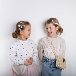 Mimi &amp; Lula - Skuldertaske - Muslingeskal - Shimmer