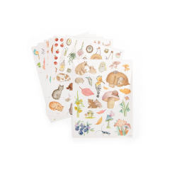 Moulin Roty - Malebog med 230 klisterm&#230;rker - Les Rosalies