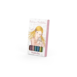 Moulin Roty - Glittertusser 6 stk - Les Rosalies