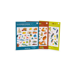 Moulin Roty - Klisterm&#230;rker 133 stk - Botanist