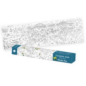 Moulin Roty - Kæmpebanner til farvelægning - På eventyr