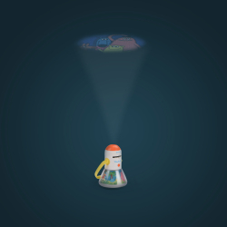 Moulin Roty - Projektor - Fort&#230;l en historie - Les Schmouks