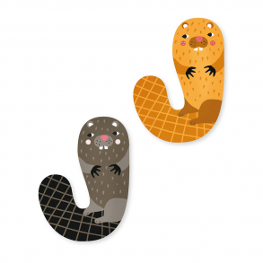 Vilac - Michelle Carlslund - Træbogstav J