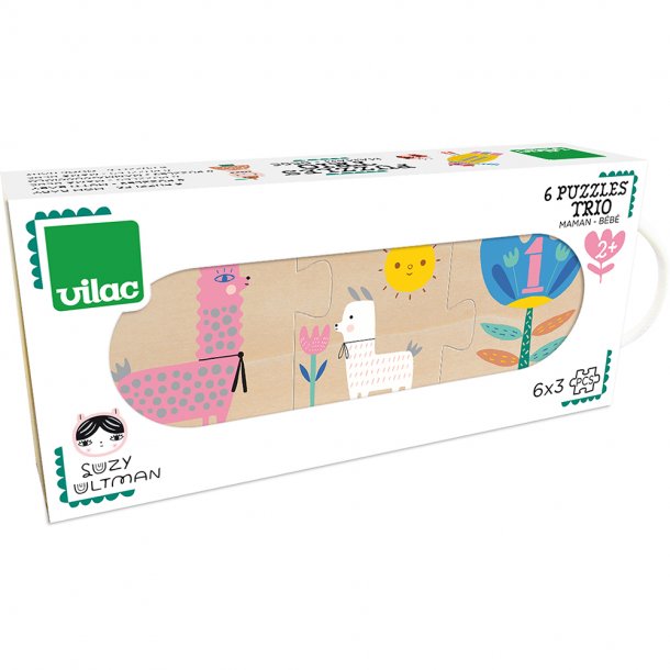 Vilac - Puslespil - Mor &amp; dyreunge af Suzy Ultman