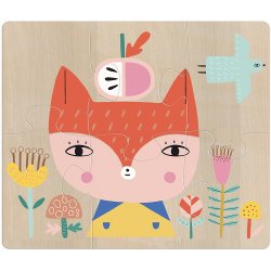 Vilac - Puslespil - 4 stk